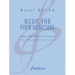 Partition MUSIC FOR FOUR MUSICIANS Karol Beffa