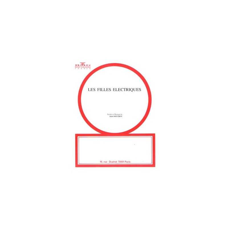 Sheet music LES FILLES ÉLECTRIQUES Alain SOUCHON