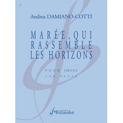 Partition MARÉE QUI RASSEMBLE LES HORIZONS Andrea Damiano-Cotti