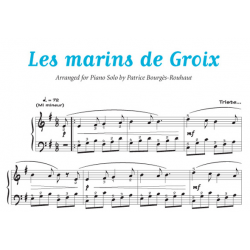Sheet music LES TROIS MARINS DE GROIX (VERSION ILLUSTRÉE)