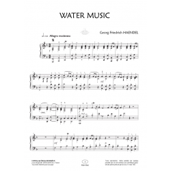 Sheet music WATER MUSIC Georg Friedrich Haendel