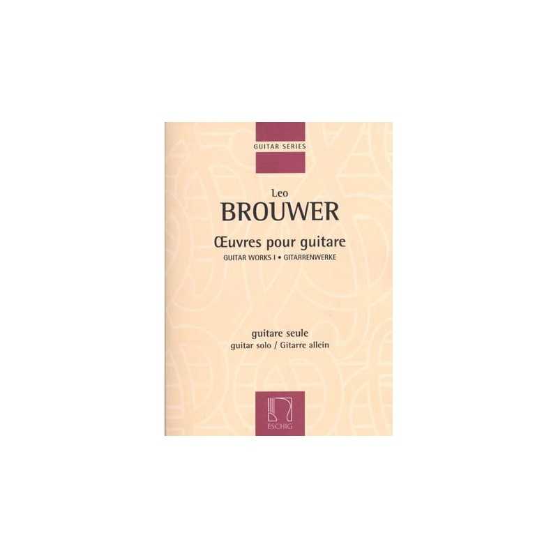 Sheet music ŒUVRES POUR GUITARE Leo Brouwer