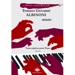 Partition ADAGIO Tomasco Giovanni Albinoni