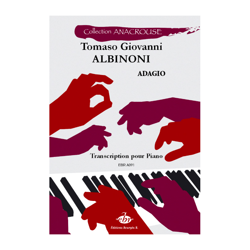 Sheet music ADAGIO Tomasco Giovanni Albinoni