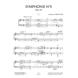 Sheet music SYMPHONIE N°5 OPUS 67 Ludwig Van Beethoven