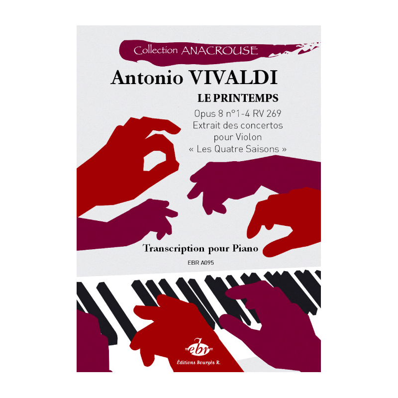 Sheet music LE PRINTEMPS OPUS 8 N°1-4 RV 269 Antonio Vivaldi