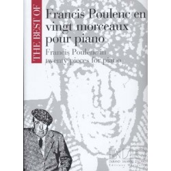 Partition THE BEST OF FRANCIS POULENC Francis Poulenc