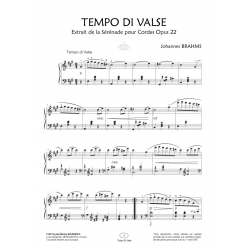 Sheet music TEMPO DI VALSE Antonin Dvorak