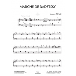 Sheet music LA MARCHE DE RADETSKY Johann Strauss pdf