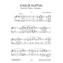 Sheet music CHŒUR NUPTIAL Richard Wagner pdf
