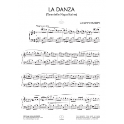 Sheet music LA DANZA Gioacchino Rossini pdf