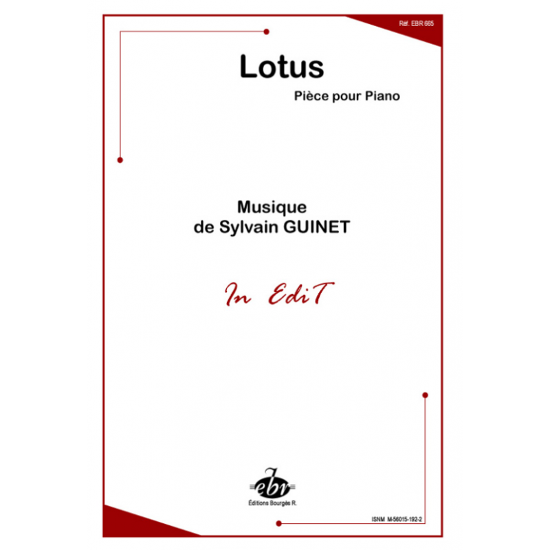 Partition LOTUS Sylvain Guinet